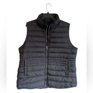 Tommy Hilfiger Mens Black Logo Puffer Quilted Warm Casual Vest X-Large
